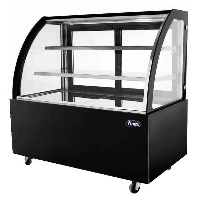 Vitrine réfrigérée semi-bombée noire - disponible en 900 mm, 1200 mm, 1500 mm, 1800 mm - Référence WDG156DB_0