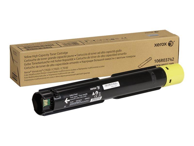 XEROX - JAUNE - ORIGINAL - CARTOUCHE DE TONER