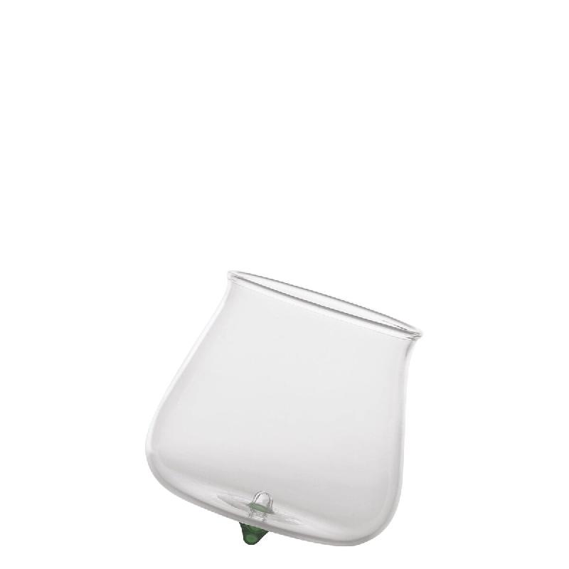 Zafferano Lot De 6 Verres Pirolo Tumbler En Verre Borosilicaté Vert - Design Horizontal Dynamique Et Sophistiqué Pour Votre Table Exclusive - vert 8_0