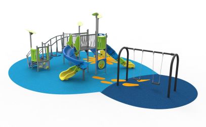 Aire de jeu W2029 - Collection ALU durable et inclusive - Design Javier Mariscal_0