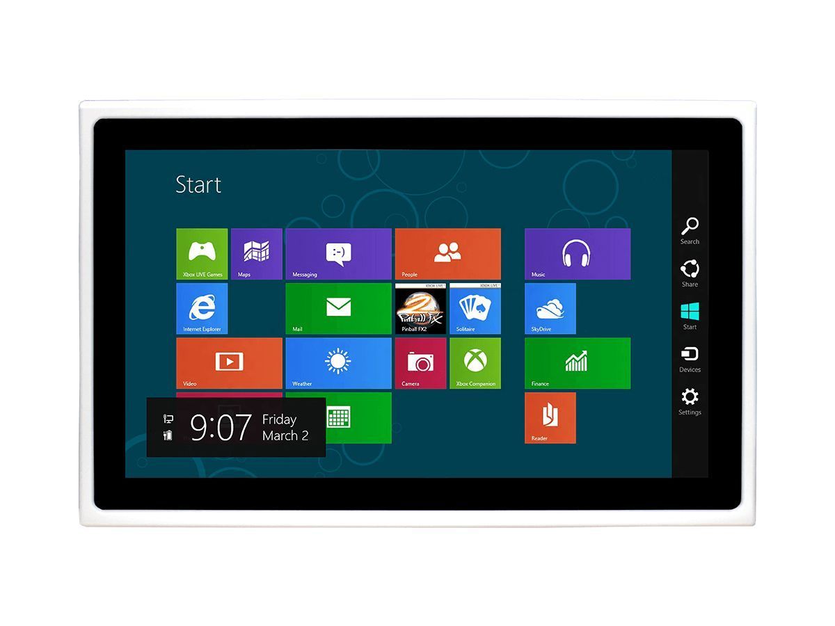 Aslan-w715c - Panel PC industriel tactile 15.6'' - Intel® J1900 2.0 / 2.42 GHz - Conception sans ventilateur - Face avant IP65_0