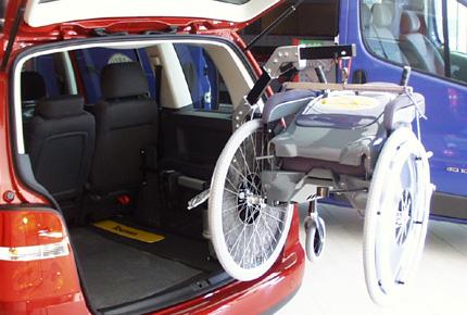 Bab-Chargeur pour handicapés - Grue motorisée pour fauteuil roulant - Système adaptable et démontable_0