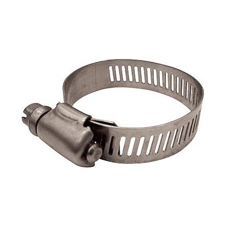 Collier de serrage en inox - diamètre 19 à 44 mm - largeur 12 mm - vendu à l'unité_0