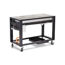 Hendi Barbecue à gaz Europa avec grande surface de cuisson et brûleur en acier inoxydable - inox 700051_0