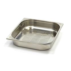 Maxima Récipient gastronorm - 2/3 GN - profondeur 6,5 cm - acier inoxydable - perforé - 3701117758361_0
