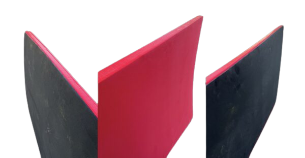 Mousse polyéthylène rouge + Noir ép 45mm au cm linéaire_0