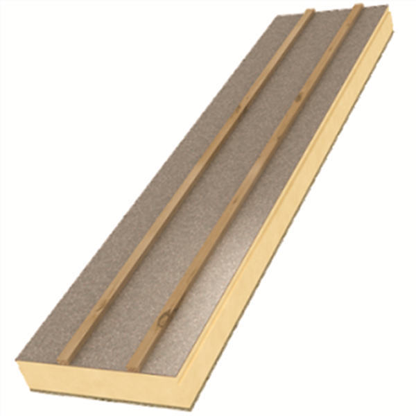 Panneau sandwich autoportant 3 en 1 pour toiture - Ép. 130 mm - USYSTEM ROOF SW GYP de Unilin_0