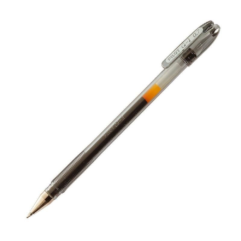 PILOT G1 07 GEL ENCRE BILLE STYLO FINE POINTE 0,7 MM NOIR (PRIX À L'UNITÉ)