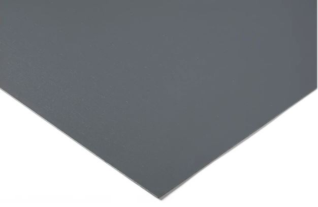 Plaque en pvc - rs pro - gris - 1000 x 500 x 15mm_0