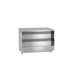 Soubassement réfrigéré 2 tiroirs GN 3/1 - 154 L | 1230 x 700 x 865 mm | Tefcold - UD2-3 - 5708181360603_0