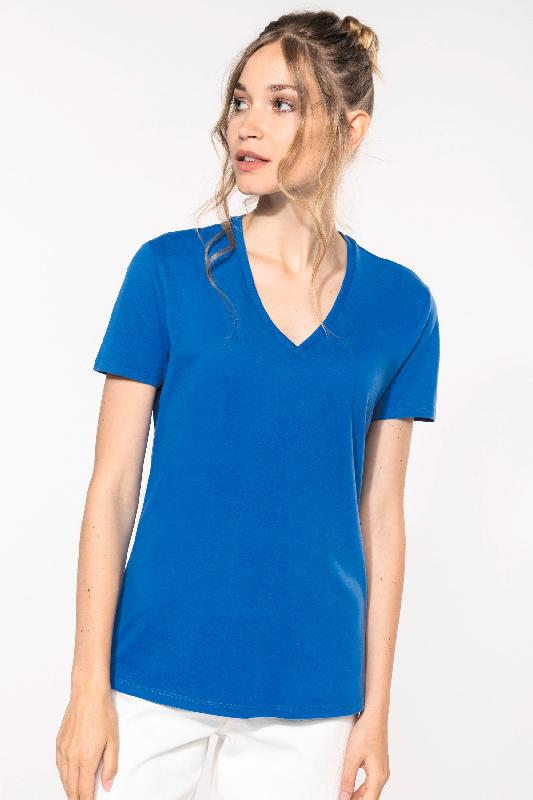 T-shirt BIO150IC col V femme - 100% coton en conversion biologique - Réf: K3029IC_0