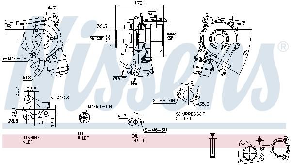 TURBOCOMPRESSEUR, SURALIMENTATION NISSEN FRANCE 93425_0