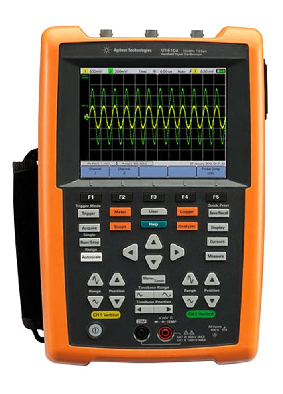 U1610A | Oscilloscope numérique portable, 2 voies 100 MHz, 500 Méch/s, 60 000 points_0