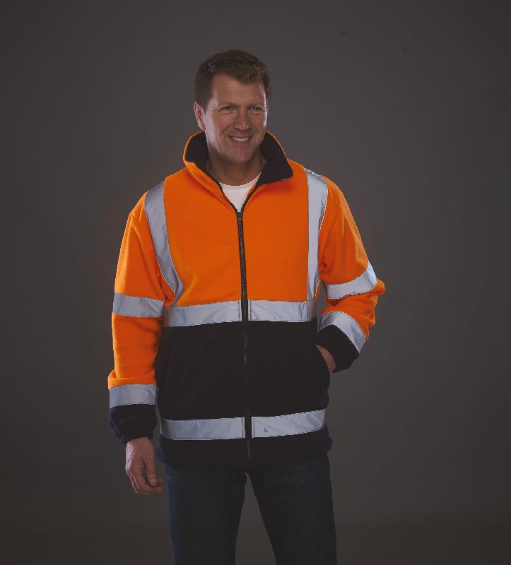Veste polaire haute visibilité - Réf: YHVK08 - Norme EN ISO20471:2013 - Marque Yoko_0
