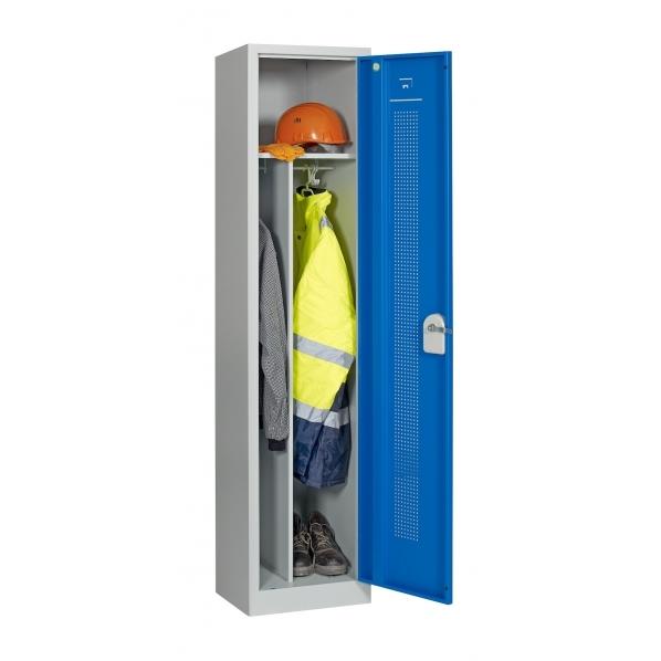 Vestiaire monobloc sur socle - NF conforme - cloison de séparation et 1 à 3 cases - adapté aux industries salissantes_0