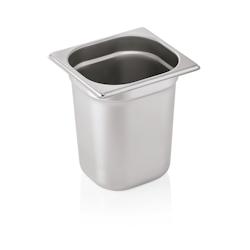 Bac GN 1/6 en Acier au nickel-chrome 3,4 L H 200 mm Was Germany - multi-matériau 7016 200_0