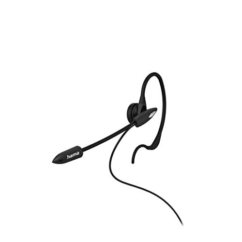 Hama In-Ear-Headset - Casque d'écoute téléphonique filaire jack 2,5 mm intra-auriculaire noir_0