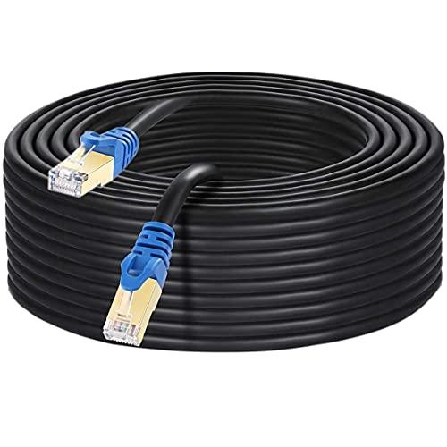 Câble extérieur cat 7 6m, lsytasg 26awg câble réseau cat7 rob