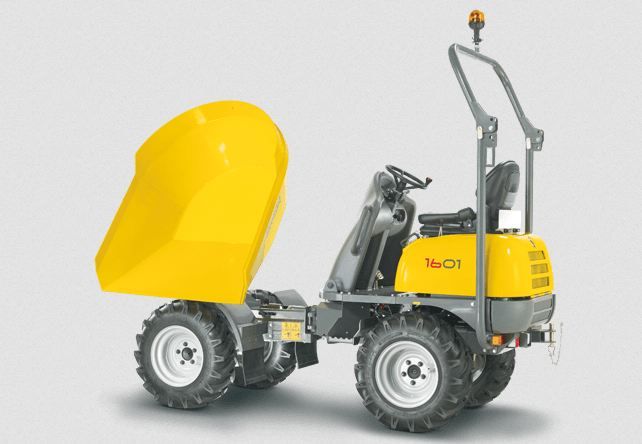 1601 mini-dumper sur pneu - wacker neuson - 1500 kg_0