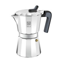 Cafetière BRA, Aluminium, Argent, 1 tasse - 8411796099987_0