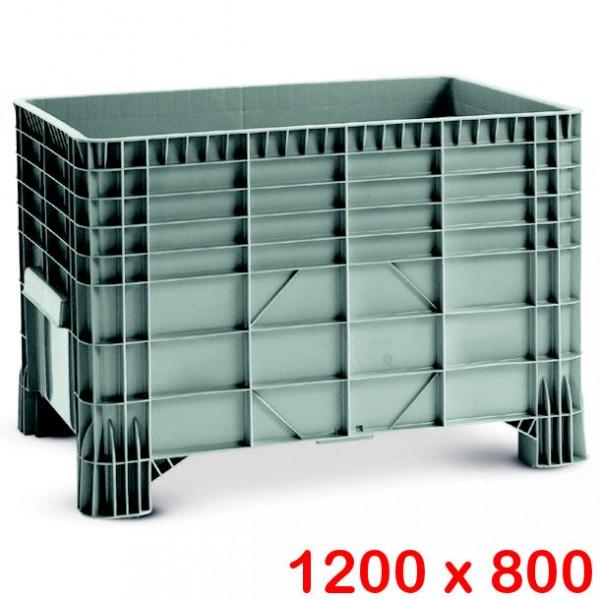 Caisse-palette légère en plastique - 220 à 550 litres - Disponible sur pieds ou roues - Marque Rolléco_0