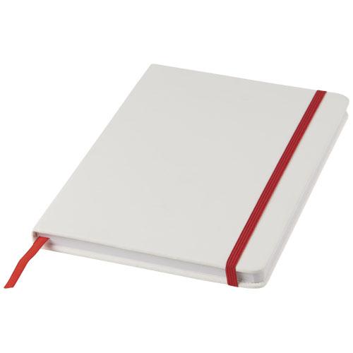 Carnet de notes blanc A5 Spectrum - élastique de couleur et 80 pages lignée - 10713502_0