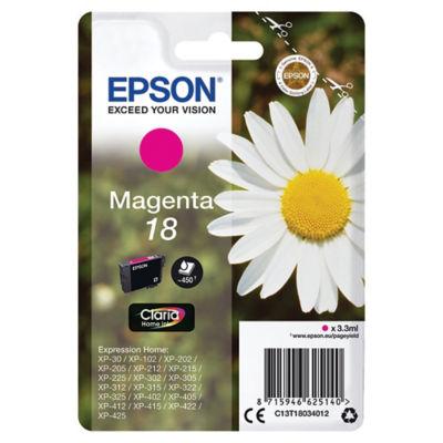 Cartouche d'encre Epson 18 magenta pour imprimantes jet d'encre_0