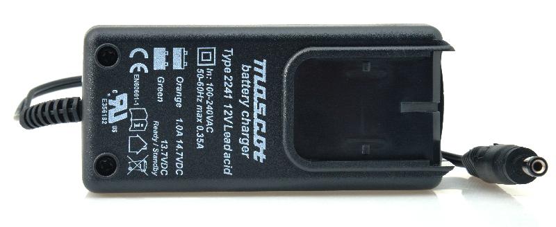 Chargeur plomb Mascot 2241 - 12V/1A - 110-230V - Intelligent - Sortie 5.5x2.1mm_0