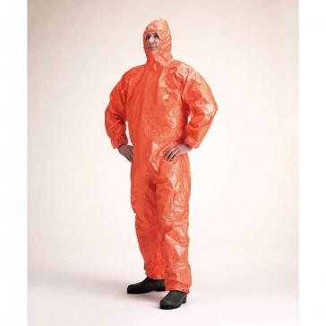 COMBINAISON A CAGOULE TYCHEM F ORANGE T M_0