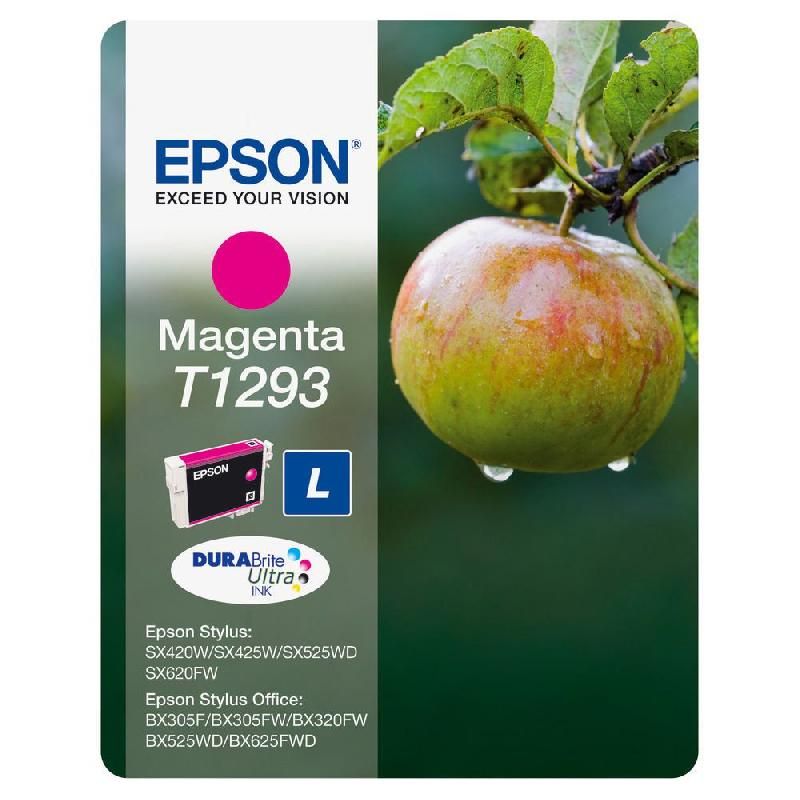 EPSON CARTOUCHE D'ENCRE POMME T1293 M (C13T12934011) - DURABRITE ULTRA - COULEUR: NOIR