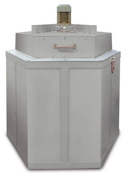 Four cylindrique vertical à convection forcée - Traitement thermique des métaux par revenu - Température max 850 °C - SM 500/08/VA_0