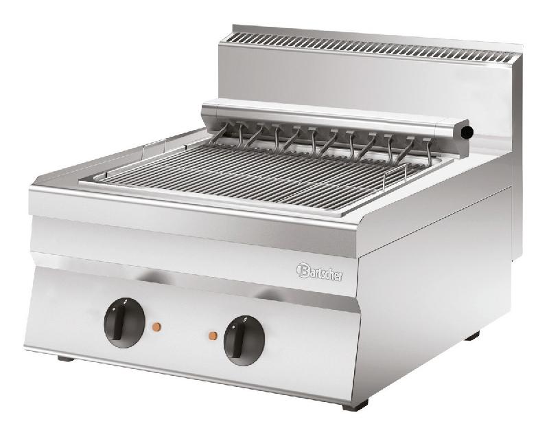 Grill nervuré en fonte électrique - Série 650 Snack - Dimensions 800x650 mm - Bartscher_0
