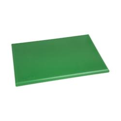 Planche à découper verte 25 x 450 x 300 mm épaisse haute densité - Hygiplas - vert plastique J037_0