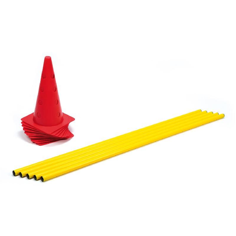 LOT DE 5 MINI-HAIES/CONES 35CM ECO