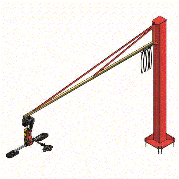Manipulateurs pour panneaux - Barbaric - Potence 6m, ventouses renforcées, basculement 90°_0