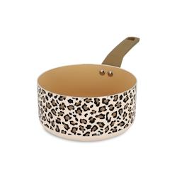 Menastyl - Casserole Leopard 18cm Aluminium Recycle Marron - 3256391036815_0