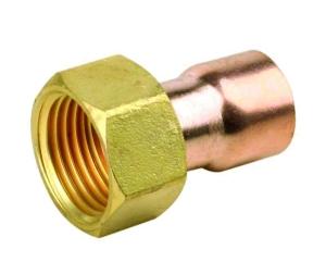 Raccord droit fer cuivre - 2 pièces à souder - réf. : FI359FCU - Disponibles en plusieurs dimensions_0