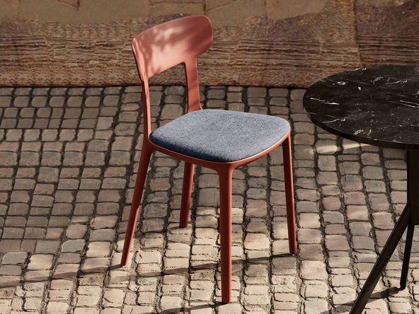 Lot de 6 chaises Canova - revêtement tissu - extérieur - 7 coloris - garantie 3 ans_0