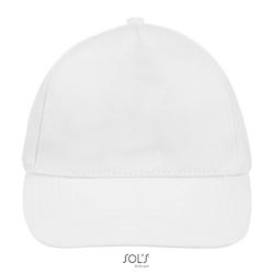 Sol's - Casquette 5 panneaux BUZZ Blanc Taille Unique - Taille unique 3609374008413_0