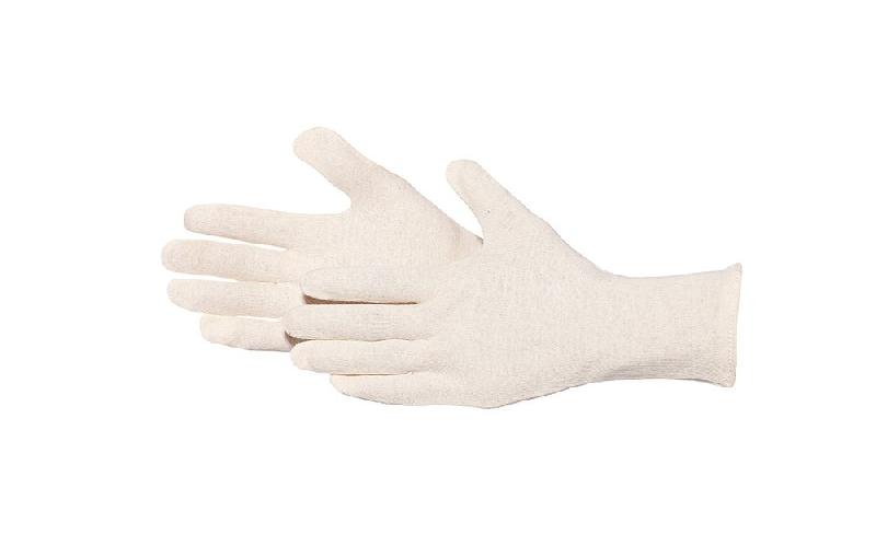 JAH 7061 - Gants en coton naturel, Oekotex standard 100, taille 8, difficile, lot de_0