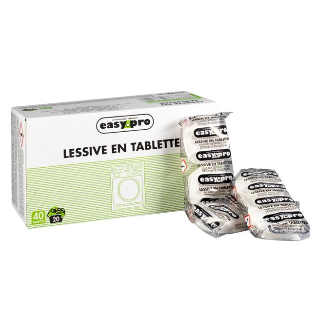 B10029tcar - Easypro - Lessive tablettes hyper concentrées pour textiles - 6 boîtes de 20 doses_0