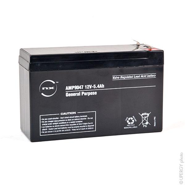 BATTERIE PLOMB AGM NX 5.4-12 GENERAL PURPOSE 12V 5.4AH F4.8_0