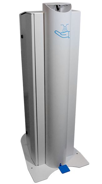 Cargo - borne avec pédale mécanique - Elecom - capacité de réservoir 32 litres - hauteur 97,1 cm_0