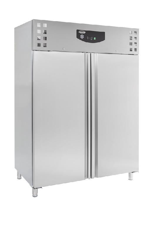 Congélateur professionnel en inox 2 portes - 1410 litres - 1480x830x2010 mm - Réf 7450.0078_0