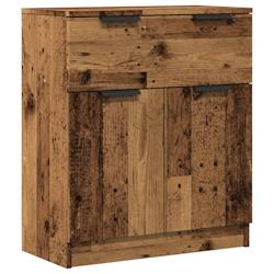 Helloshop26 - Buffet bahut commode armoire meuble de rangement organisateur cuisine salle de séjour salon vieux bois 60 x 30 x 70 cm 02_0036605 - 300_0