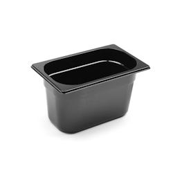 Hendi Récipient Gastronorm 1/4, 265x162x150 mm, noir - noir matière synthétique 862612_0