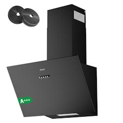 Hotte aspirante tête libre CIARRA A+++ 650 m³/h Hotte aspirante inclinée tête libre 60 cm LED VMB6762A - noir inox CBCB6762A_0