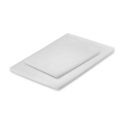 METRO Professional Set de 2 planches à découper, polyéthylène haute densité (PEHD), 40 x 30 x 2cm & 60 x 40 x 2 cm, blanc - blanc plastique 43371_0