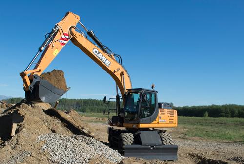 Pelle sur pneus WX188 - 19800 kg - moteur CNH F4GE9684E*J607 - 118 kW/158 hp - profondeur max 5.8 m_0