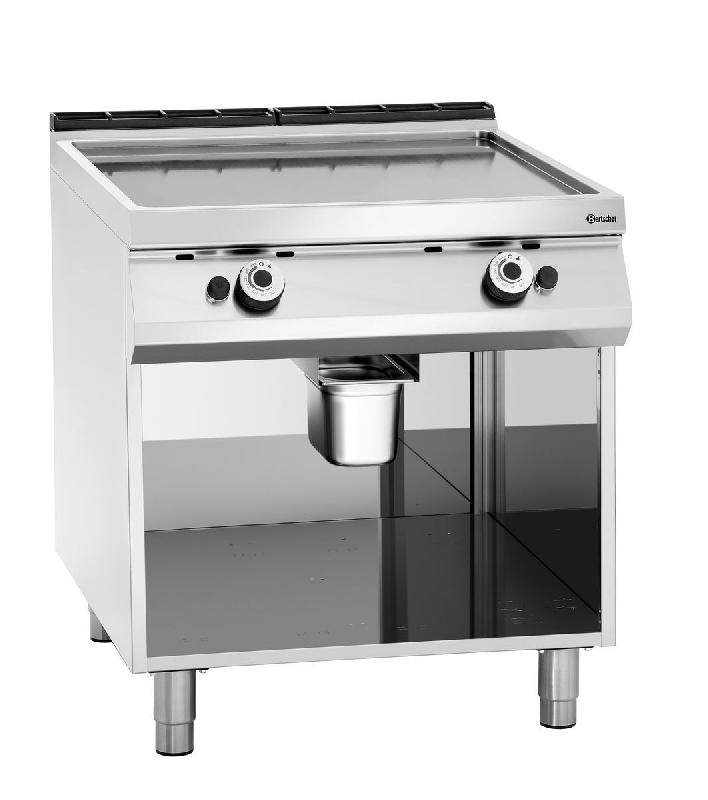 Plaque grill gaz lisse - Série 900 Master - Bartscher - 18 kW - Inox - Dimensions L800 x P900 x H900-950 mm_0